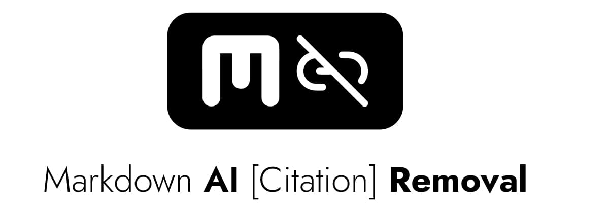 Rust Crate: Markdown AI Citation Removal